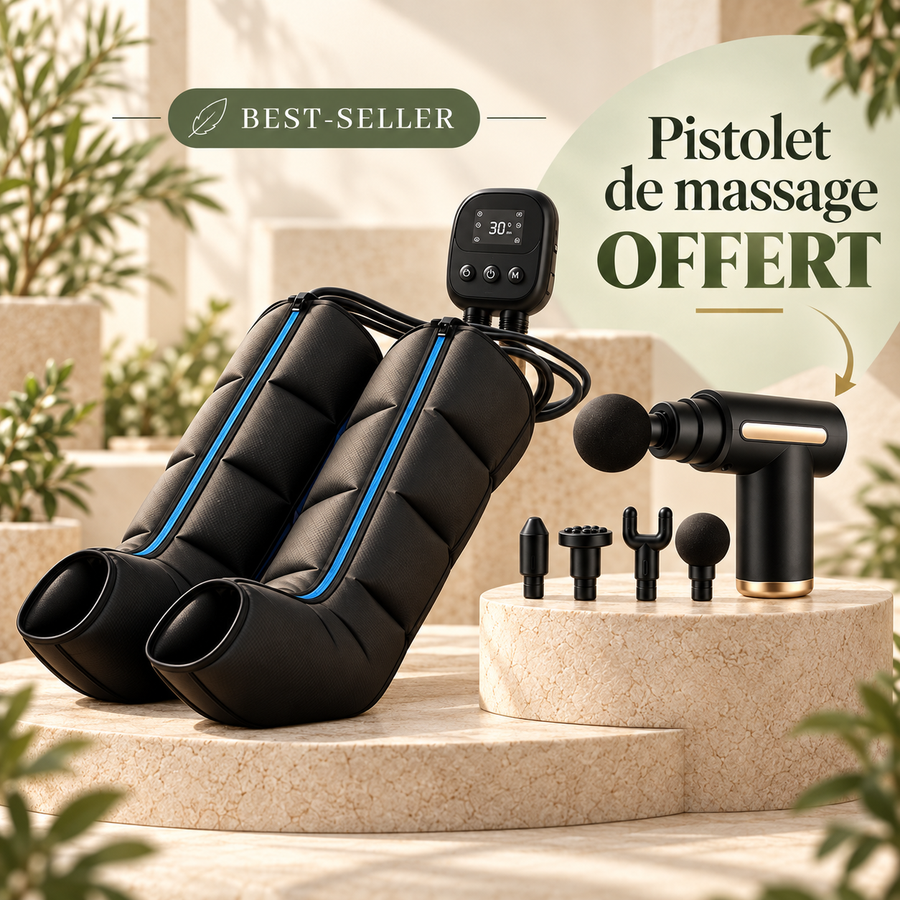 Bottes de pressothérapie + mini pistolet offert